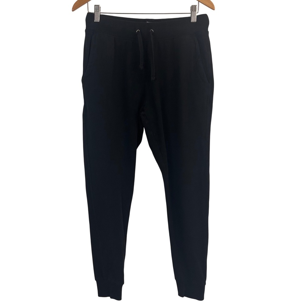 MeUndies Women's/Unisex M Black Joggers Lounge Pants Drawstring Waistband Comfy